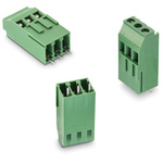 Wurth Elektronik 2495 Series PCB Terminal Block, 3-Contact, 5.08mm Pitch, PCB Mount, 1-Row, Solder Termination