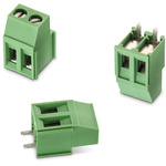 Wurth Elektronik 2527 Series PCB Terminal Block, 2-Contact, 5mm Pitch, PCB Mount, 1-Row, Solder Termination