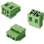 Wurth Elektronik 2534 Series PCB Terminal Block, 2-Contact, 7.62mm Pitch, Through Hole Mount, 1-Row, Solder Termination