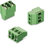 Wurth Elektronik 2536 Series PCB Terminal Block, 1-Contact, Through Hole Mount, 1-Row, Solder Termination