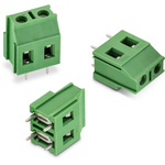 Wurth Elektronik 2549 Series PCB Terminal Block, 2-Contact, 7.5mm Pitch, Through Hole Mount, 1-Row, Solder Termination