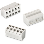 Wurth Elektronik 4166 Series PCB Terminal Block, 4-Contact, 10.16mm Pitch, Through Hole Mount, 1-Row, Solder Termination