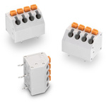 Wurth Elektronik 4123M Series PCB Terminal Block, 10-Contact, 3.81mm Pitch, Through Hole Mount, 1-Row, Solder