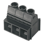 Weidmuller LUP Series PCB Terminal Block, 5-Contact, 10.16mm Pitch, PCB Mount, 1-Row