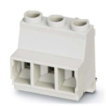 Phoenix Contact 5, 5 HV/ 3L-7, MKDSO 2 Series PCB Terminal Block, 3-Contact, 7.5mm Pitch, PCB Mount, 1-Row
