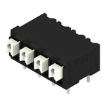 Weidmuller LSF Series PCB Terminal Block, 4-Contact, 5mm Pitch, Surface Mount, 1-Row