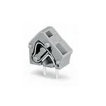 Wago PCB Terminal Block, 1-Contact, 7.5/7.62mm Pitch, Through Hole Mount, 1-Row