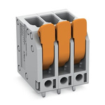 Wago PCB Terminal Block, 6-Contact, 5mm Pitch, Through Hole Mount, 1-Row