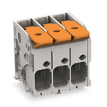 Wago PCB Terminal Block, 3-Contact, 7.5mm Pitch, Through Hole Mount, 1-Row