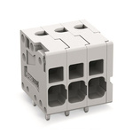 Wago PCB Terminal Block, 2-Contact, 5mm Pitch, Feed Through Mount, 1-Row