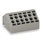 Wago PCB Terminal Block, 8-Contact, 5mm Pitch, PCB Mount, 1-Row