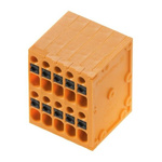 Weidmuller PCB Terminal Block, 4-Contact, 3.5mm Pitch, PCB Mount, 2-Row