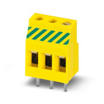 Phoenix Contact PCB Terminal Block, 5.08mm Pitch, Through Hole Mount, 1-Row