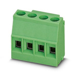 Phoenix Contact PCB Terminal Block, 5mm Pitch, Through Hole Mount, 1-Row