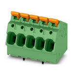 Phoenix Contact 5-ZB, LPTA 6/ 2-7 Series PCB Terminal Block, 2-Contact, 7.5mm Pitch, PCB Mount, 1-Row, PCB Termination