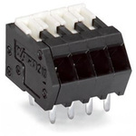 Wago 218 Series PCB Terminal Block, 6-Contact, 2.5mm Pitch, PCB Mount, 1-Row, Cage Clamp Termination
