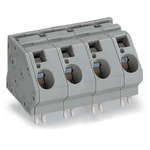 Wago 745 Series PCB Terminal Block, 3-Contact, 15mm Pitch, PCB Mount, 1-Row, Cage Clamp Termination