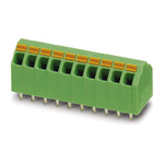 Phoenix Contact SPTA 1.5/11-3.81 Series PCB Terminal Block, 11-Contact, 3.81mm Pitch, Through Hole Mount, Spring Cage