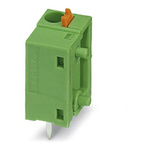Phoenix Contact FFKDSA/V2-7.62 Series PCB Terminal Block, 1-Contact, 7.62mm Pitch, Through Hole Mount, Spring Cage