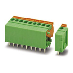 Phoenix Contact ZFKKDSA 2.5-5.08- 5 Series PCB Terminal Block, 5-Contact, 5.08mm Pitch, Through Hole Mount, Spring Cage