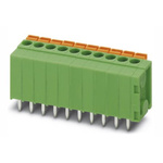 Phoenix Contact FFKDSA1/V-3.81-12 Series PCB Terminal Block, 12-Contact, 3.81mm Pitch, Through Hole Mount, Spring Cage