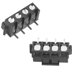 Wurth Elektronik WR-TBL Series PCB Terminal Block, 4-Contact, 5mm Pitch, Surface Mount, 1-Row, Screw Termination