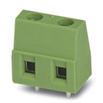 Phoenix Contact GMKDS 1.5/ 2 Series PCB Terminal Block, 2-Contact, 7.5mm Pitch, Through Hole Mount, 1-Row, Screw