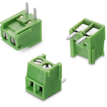 Wurth Elektronik 2141 Series PCB Terminal Block, 2-Contact, 3.5mm Pitch, Through Hole Mount, 1-Row, Solder Termination