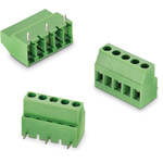 Wurth Elektronik 2448 Series PCB Terminal Block, 3-Contact, 10mm Pitch, PCB Mount, 1-Row, Solder Termination