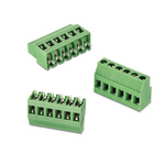Wurth Elektronik 2445 Series PCB Terminal Block, 6-Contact, 5.08mm Pitch, PCB Mount, 1-Row, Solder Termination