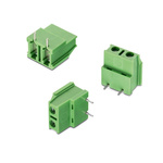 Wurth Elektronik 2534 Series PCB Terminal Block, 3-Contact, 7.62mm Pitch, Through Hole Mount, 1-Row, Solder Termination