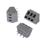 Wurth Elektronik 413B Series PCB Terminal Block, 4-Contact, 5mm Pitch, PCB Mount, 1-Row, Solder Termination
