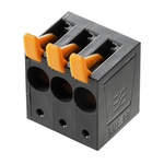 Weidmuller LU Series PCB Terminal Block, 5-Contact, 10mm Pitch, PCB Mount, 1-Row