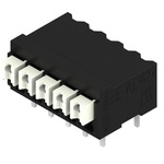 Weidmuller LSF Series PCB Terminal Block, 5-Contact, 3.5mm Pitch, Surface Mount, 1-Row