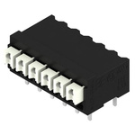 Weidmuller LSF Series PCB Terminal Block, 6-Contact, 3.5mm Pitch, Surface Mount, 1-Row
