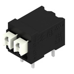 Weidmuller LSF Series PCB Terminal Block, 2-Contact, 3.81mm Pitch, Surface Mount, 1-Row