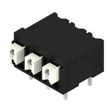 Weidmuller LSF Series PCB Terminal Block, 3-Contact, 5mm Pitch, Surface Mount, 1-Row