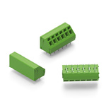 Wurth Elektronik WR-TBL Series PCB Terminal Block, 6-Contact, 5.08mm Pitch, Cable Mount, 1-Row