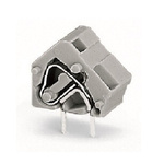 Wago PCB Terminal Block, 1-Contact, 10/10.16mm Pitch, Through Hole Mount, 1-Row