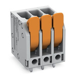 Wago PCB Terminal Block, 5-Contact, 5mm Pitch, Through Hole Mount, 1-Row
