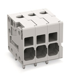 Wago PCB Terminal Block, 6-Contact, 5mm Pitch, Feed Through Mount, 1-Row