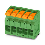 Phoenix Contact PCB Terminal Block, 6-Contact, 10mm Pitch, Through Hole Mount, 1-Row