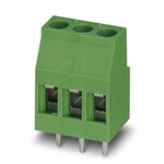 Phoenix Contact PCB Terminal Block, 2-Contact, 5mm Pitch, Screw Mount, 1-Row