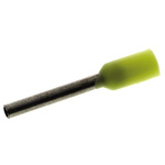 Schneider Electric, DZ5CE Insulated Crimp Bootlace Ferrule, 8.2mm Pin Length, 1.2mm Pin Diameter, 0.25mm² Wire Size,