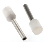 Schneider Electric, AZ5CE Insulated Crimp Bootlace Ferrule, 8.2mm Pin Length, 1.4mm Pin Diameter, 0.5mm² Wire Size,