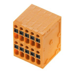Weidmuller PCB Terminal Block, 14-Contact, 3.5mm Pitch, PCB Mount, 2-Row