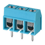 CUI PCB Terminal Block, 3-Contact, 5mm Pitch, Screw Mount