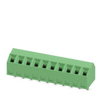 Phoenix Contact PCB Terminal Block, 3.81mm Pitch, Through Hole Mount, 1-Row