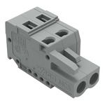 Wago 231 Series PCB Terminal, 2-Contact, 5mm Pitch, Cable Mount, 1-Row, Cage Clamp Termination
