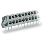 Wago 231 Series PCB Terminal Block, 5-Contact, 5mm Pitch, Through Hole Mount, 1-Row, Cage Clamp Termination